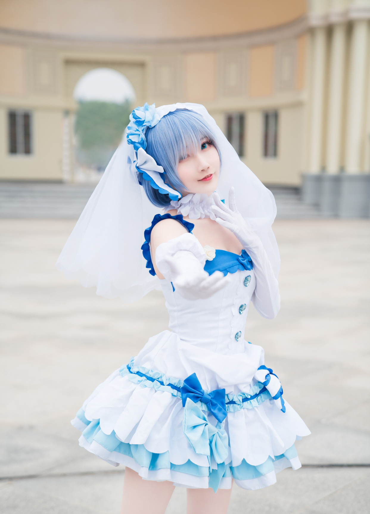 cosplay:十四位coser的花嫁雷姆,你想让图几成为你未来的新娘子