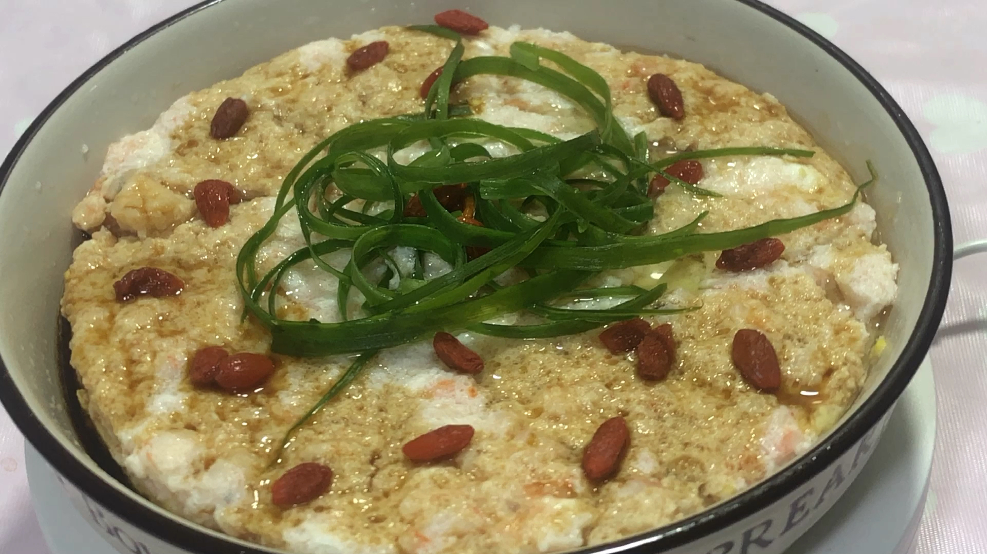 妈妈的味道虾仁瘦肉鸡蛋羹