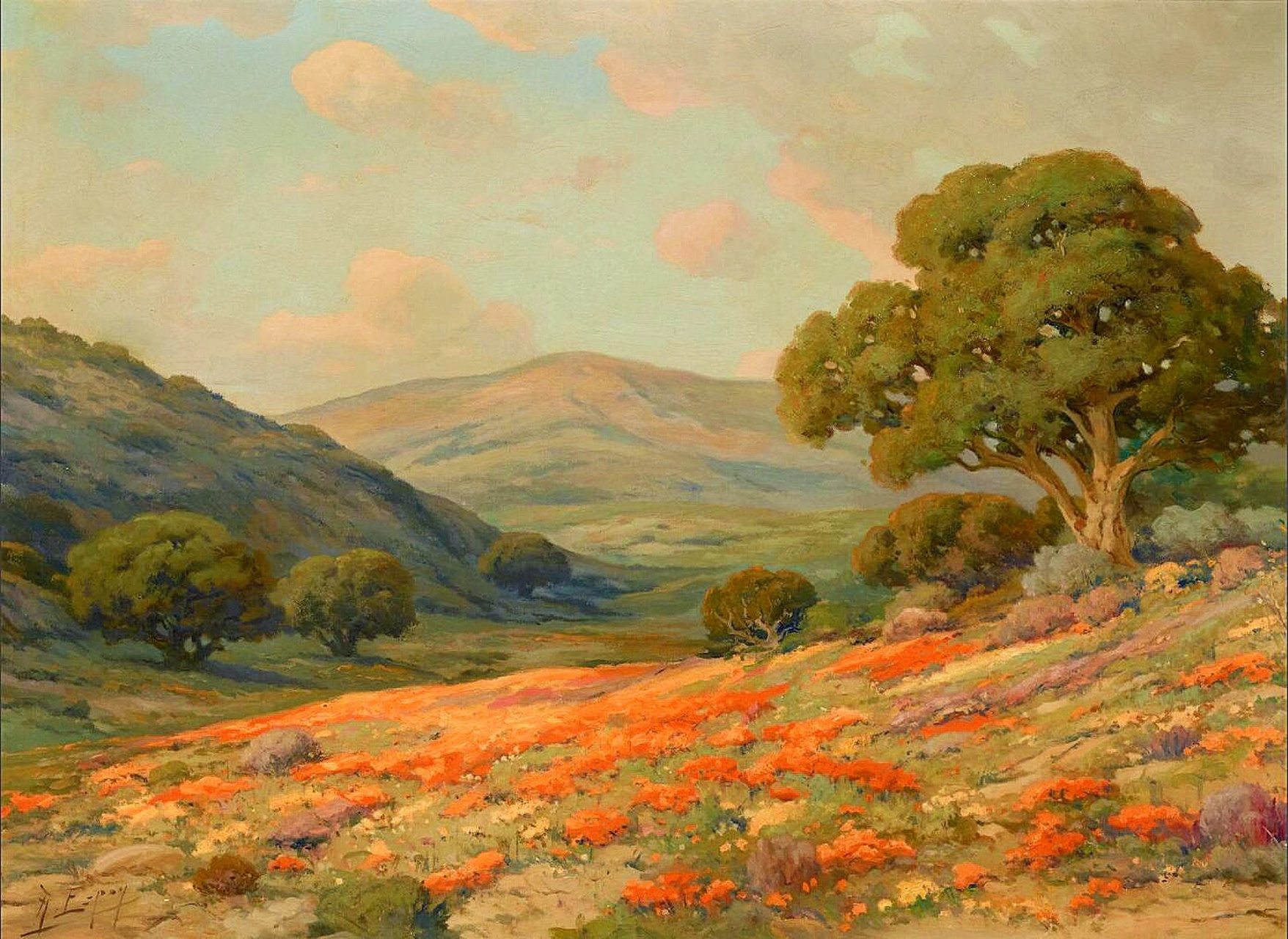 治愈系风景油画作品欣赏!你喜欢吗?#画画# #美术生# #艺术# #油画