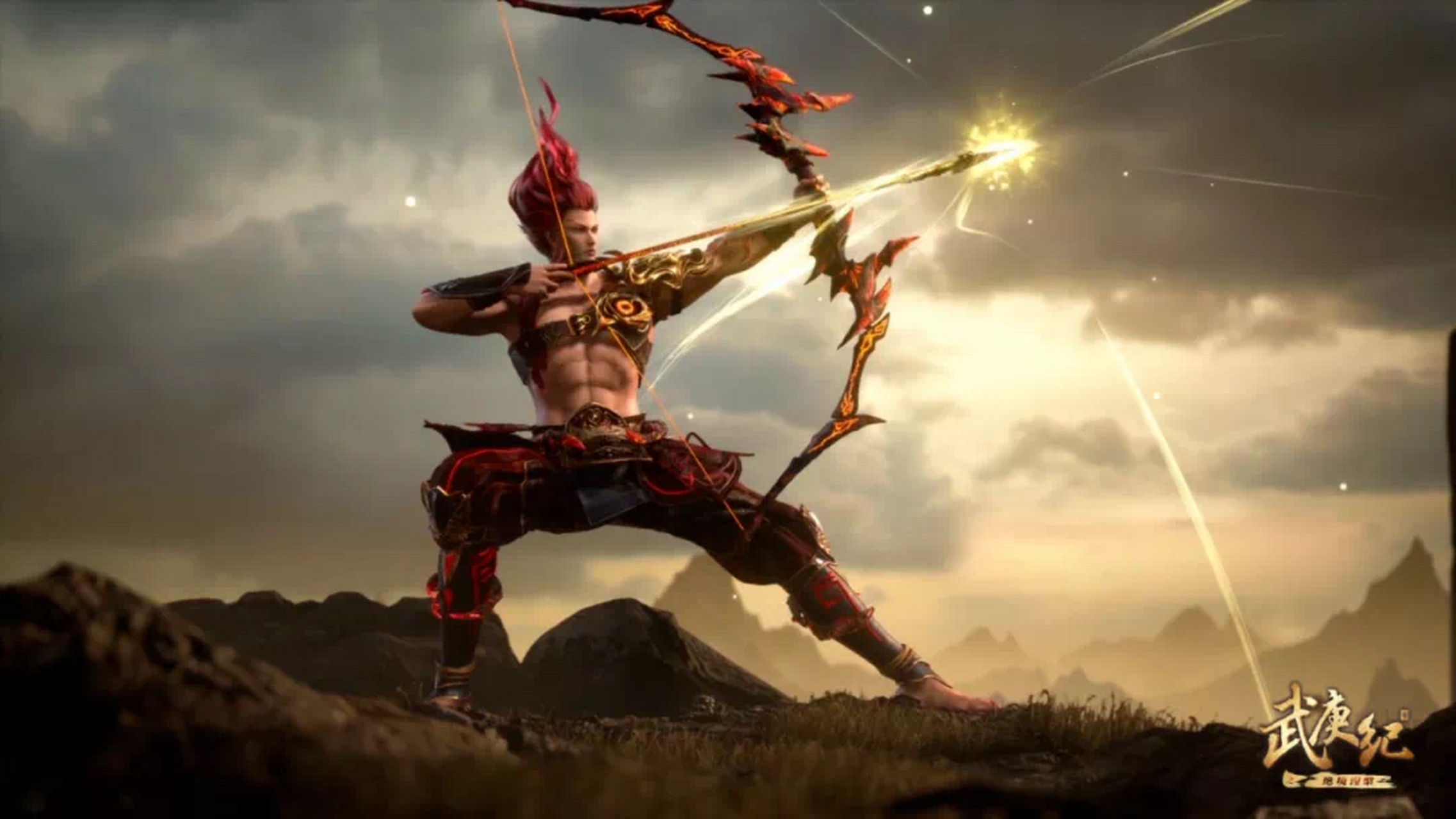 武庚纪中,大羿与嫦娥两个人的发型还是有着很多相似之处呢.