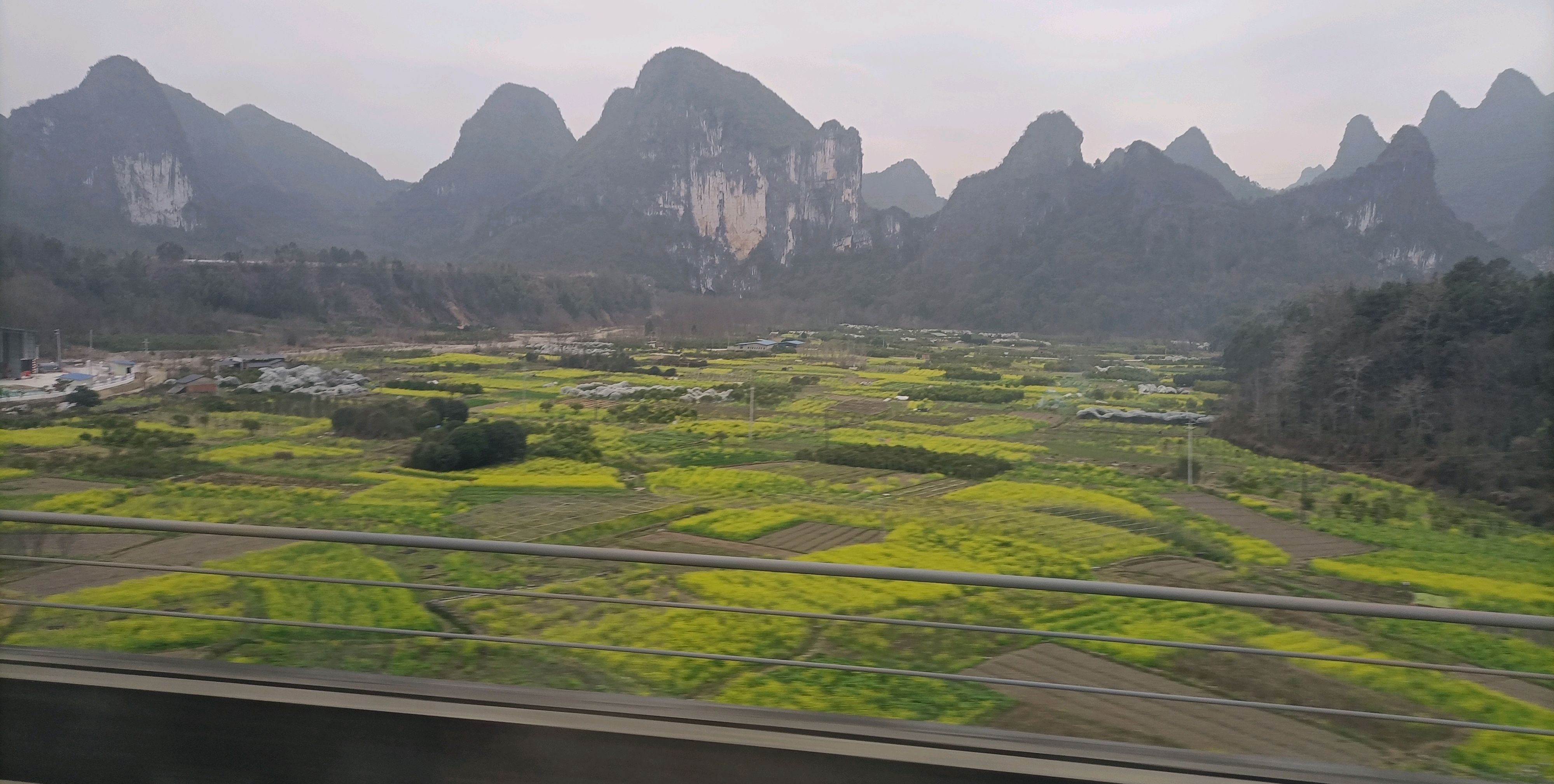 高铁沿途的风景—桂林北至恭城站