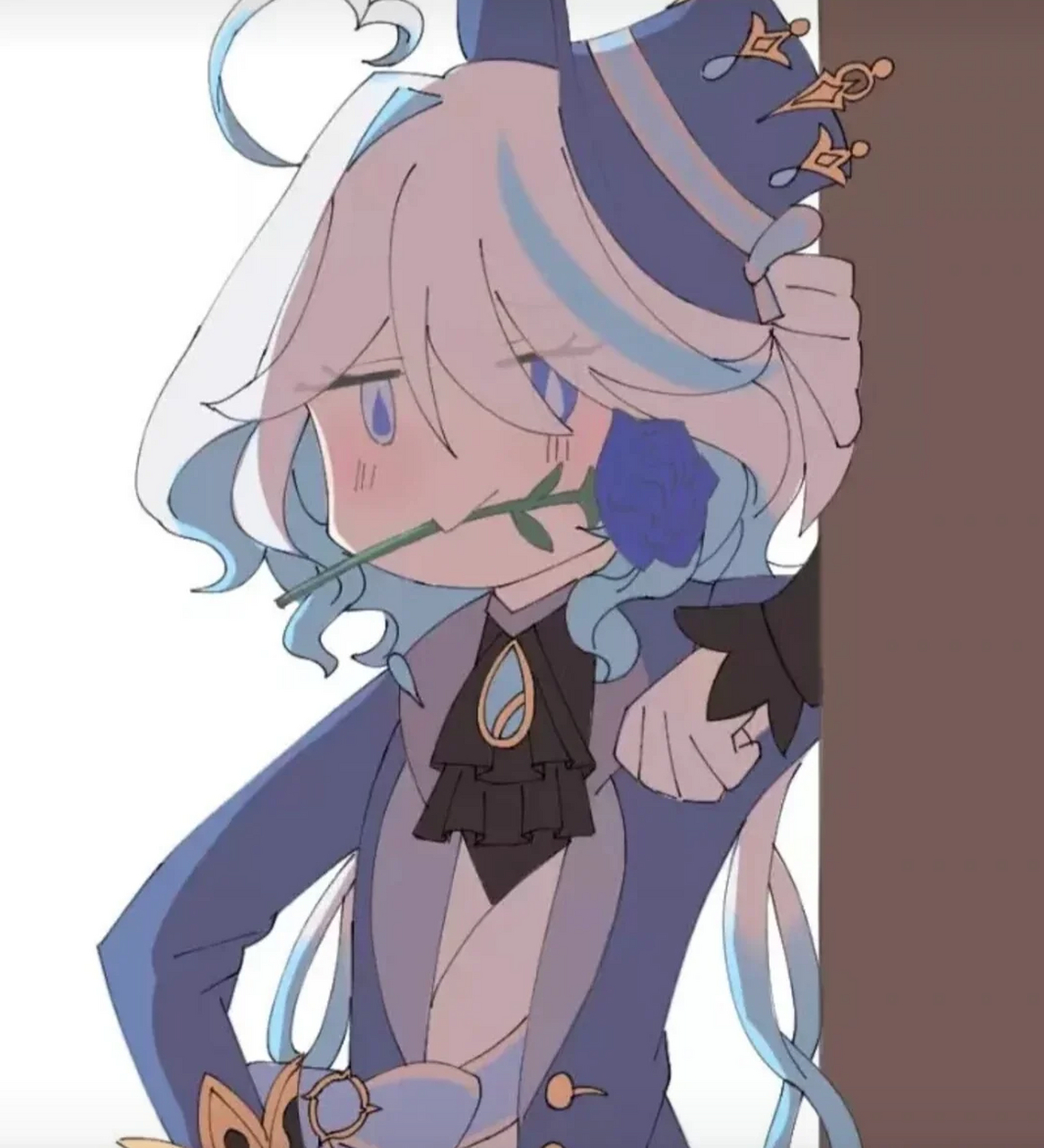 不小心迟到了～水神大人#原神# #芙卡洛斯