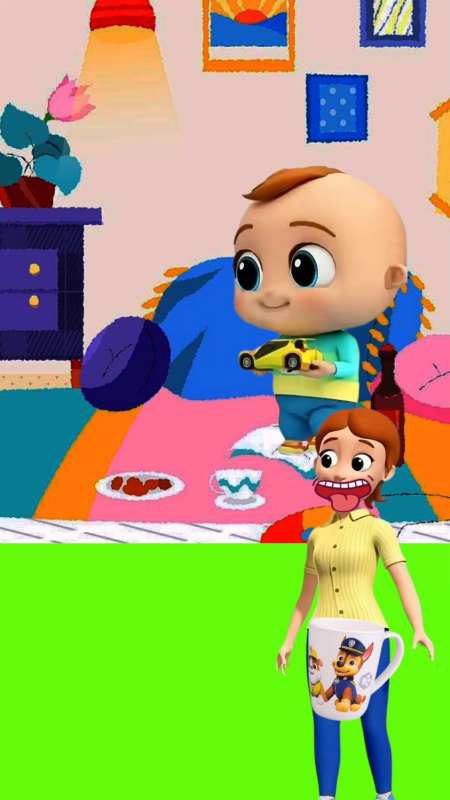 仔仔生病不喝药,被妈妈打屁股了.-度小视