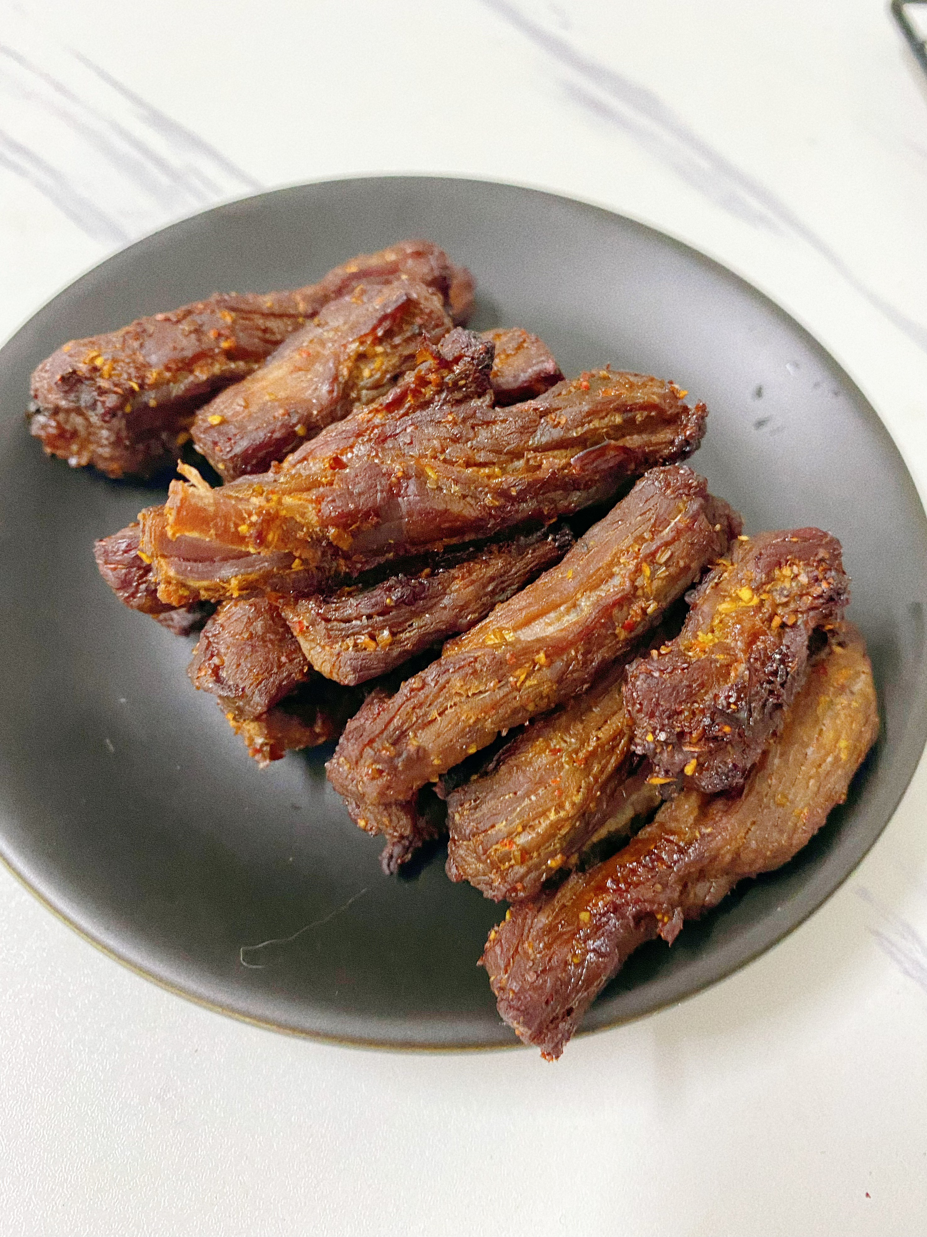 美食零难度,自制牛肉干,有烤箱就行