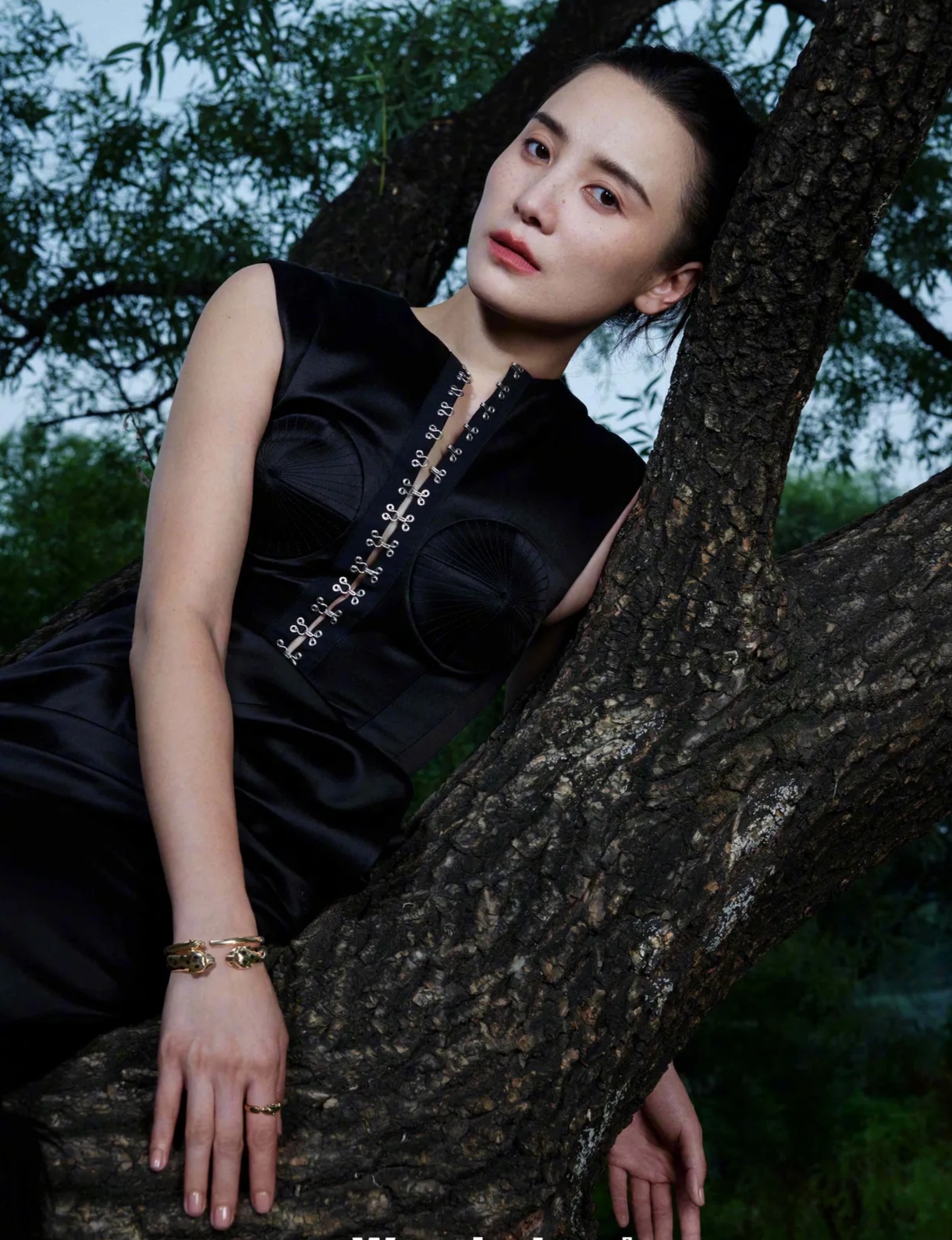 宋佳杂志封面,气质独特,清冷感十足