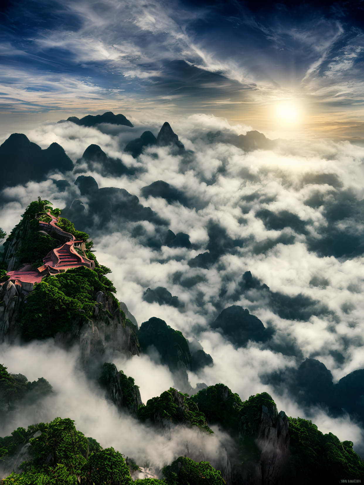 万里江山真的存在啊,好美