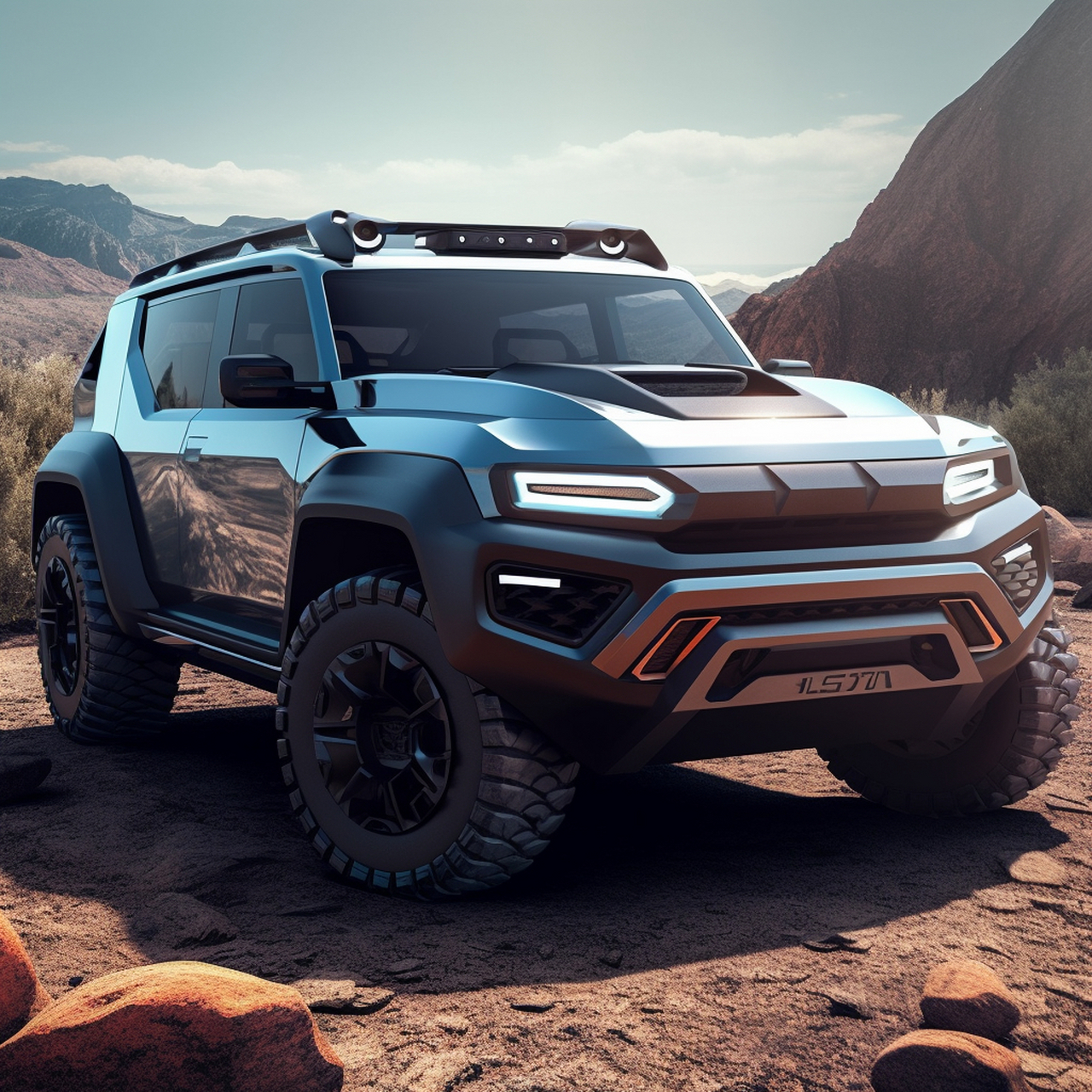 科幻感的硬派越野汽车 #汽车# #长城汽车# #硬派越野# #汽车设计