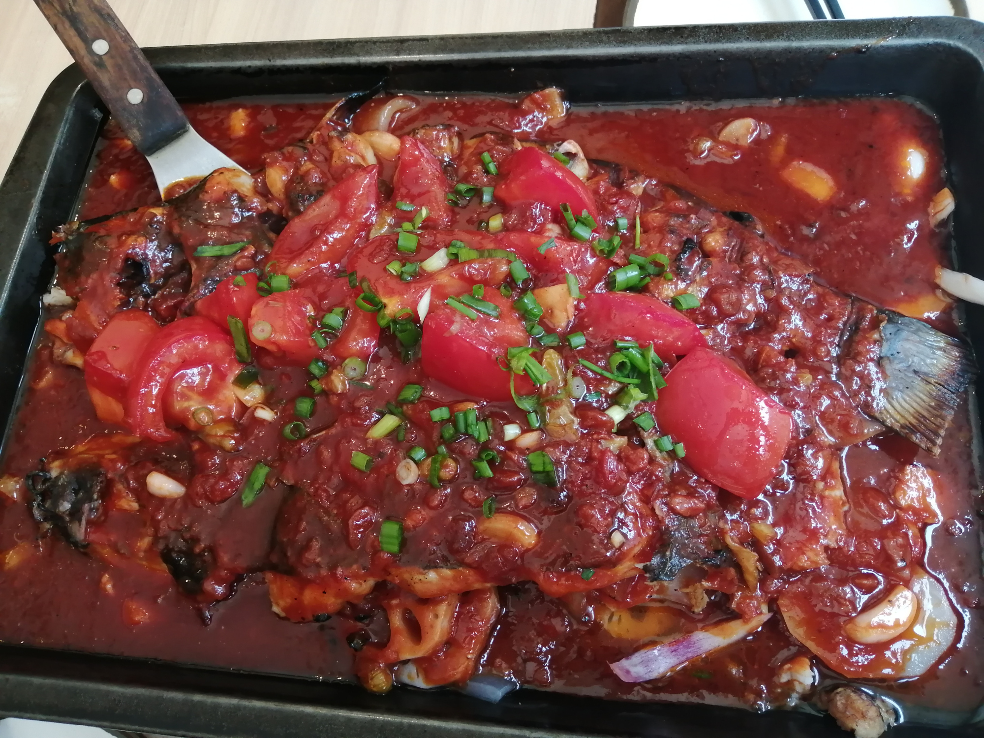 西红柿烤鱼图片
