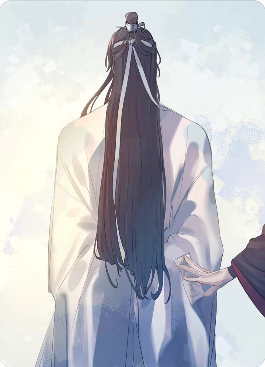 蓝二哥哥连背影都是帅的  这帅气的背影,羡羡家的含光君太了#魔道祖师