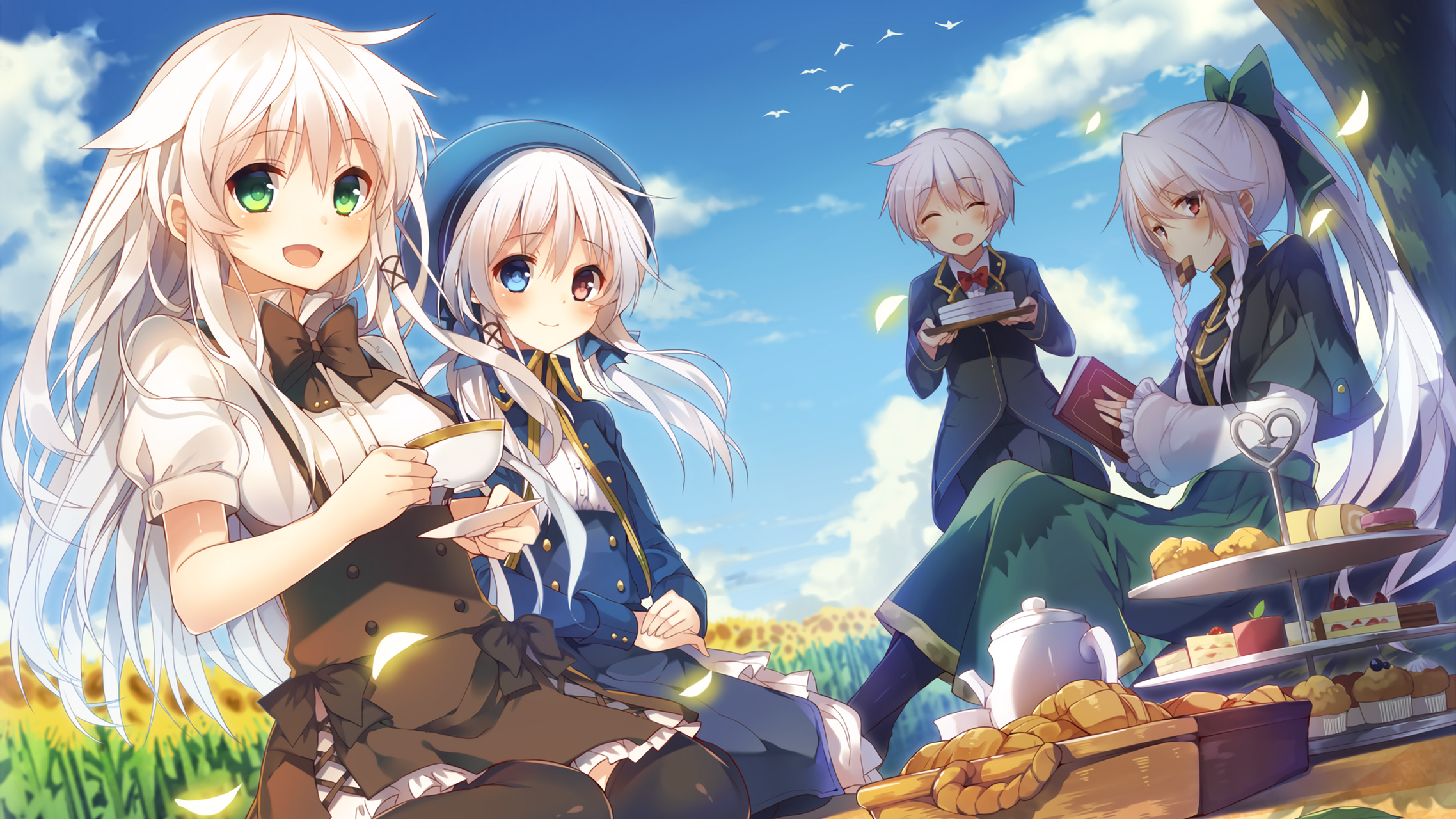 唯美茶会#二次元美图# #动漫美图