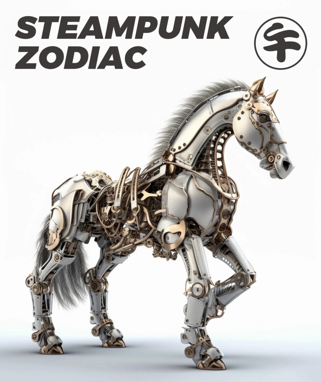 ai创作的机械生肖—-马#ai# #生肖# #赛博朋克2077