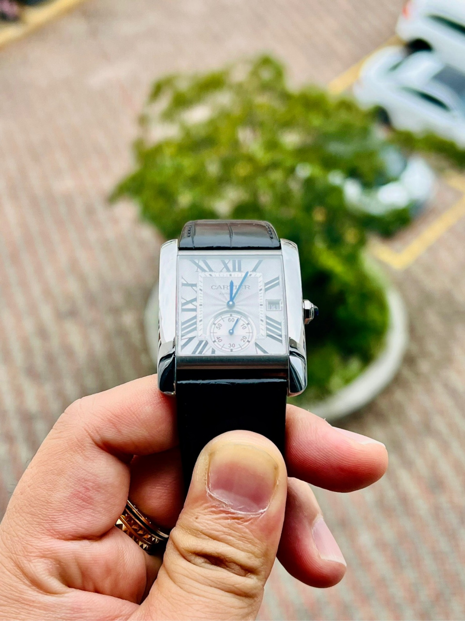 卡地亚 坦克系列w533000361动自6960机械男表,34.