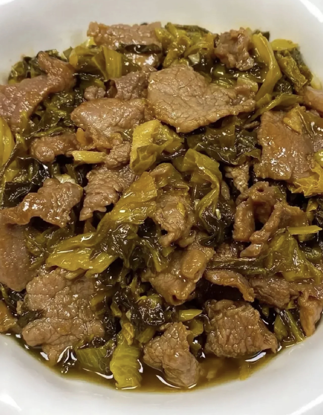 这个酸菜炒牛肉不错!多煮米饭