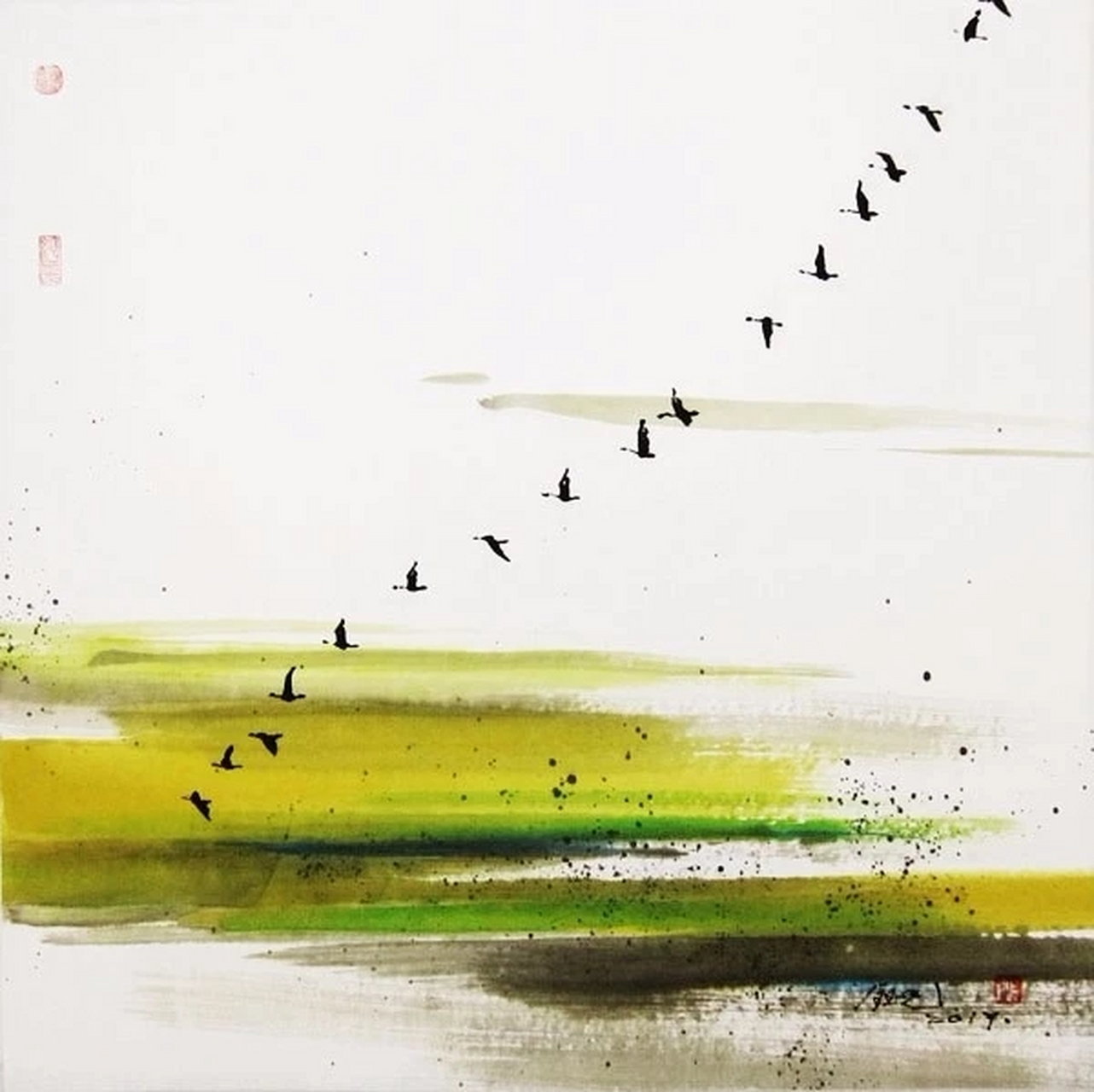 彩墨画派是中国画现代画派之一,由上海画家林风眠首创