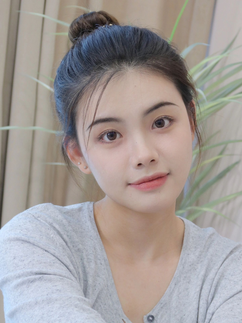 方圆脸本命远山眉!