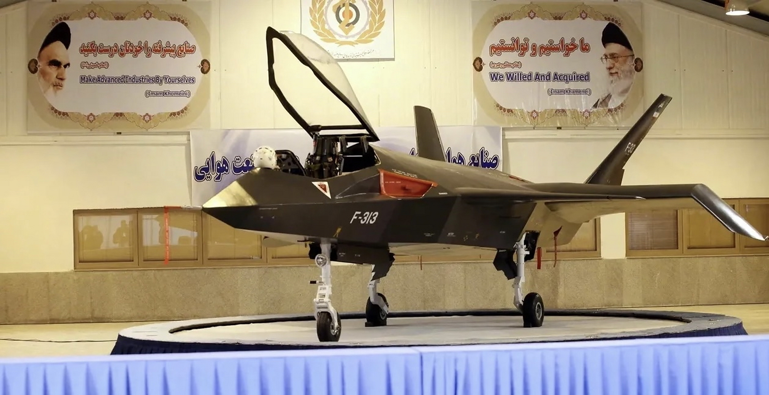 伊朗国防部官员日前宣布,将国产f313"征服者"改装为无人驾驶战斗机