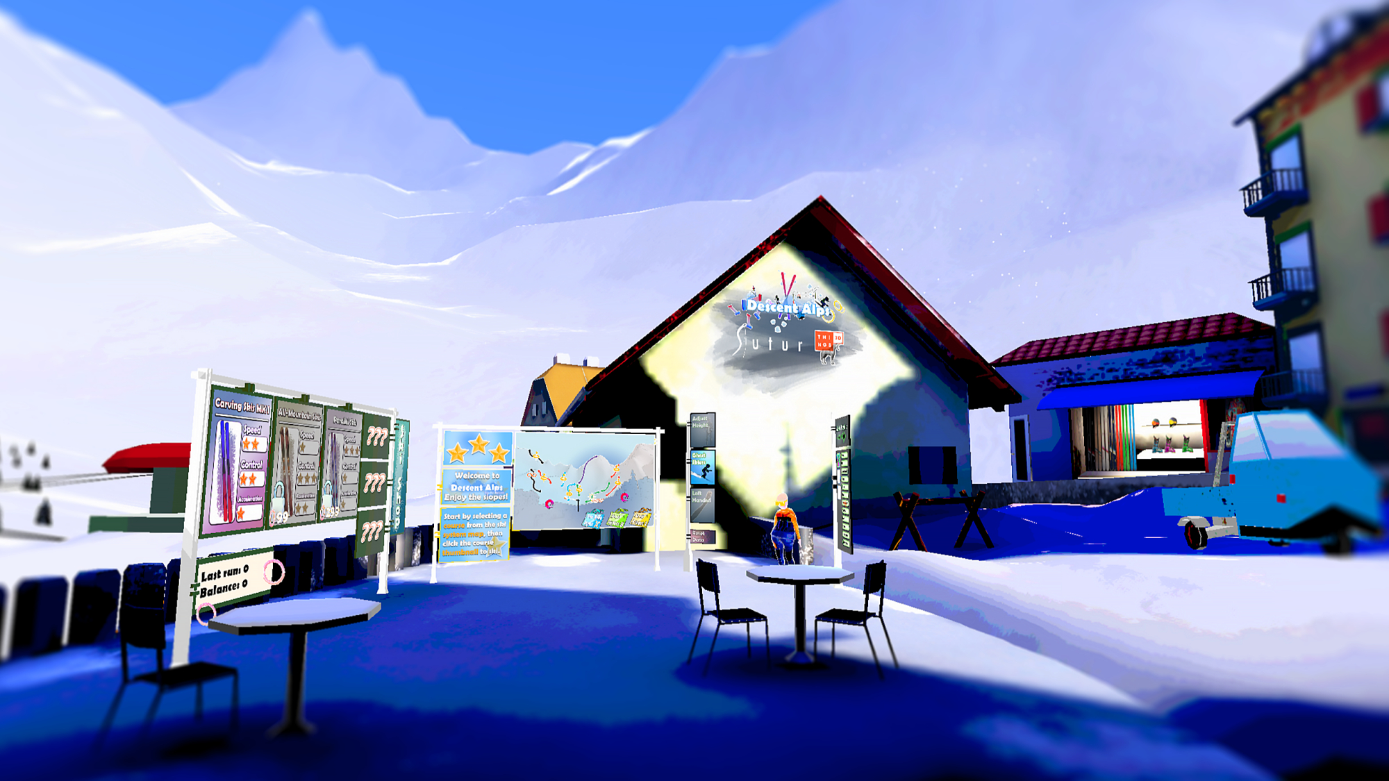 Oculus Quest 游戏《阿尔卑斯山滑雪VR》Descent Alps VR游戏免费下载