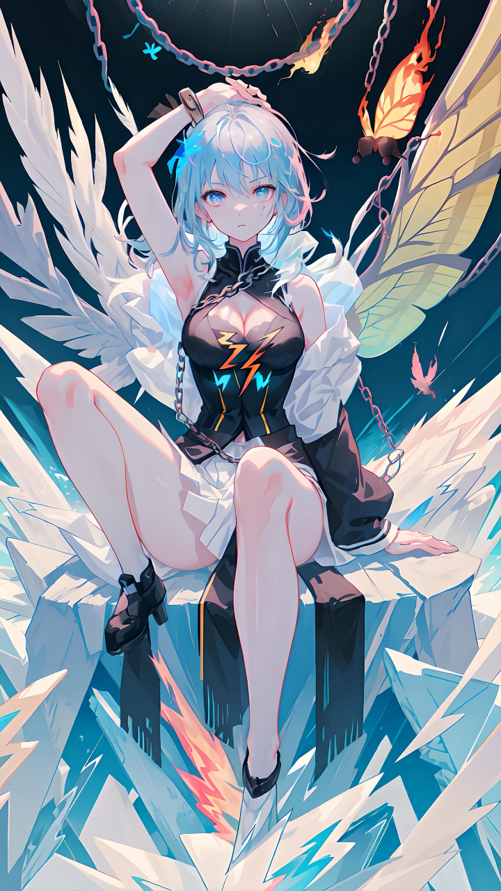 ai二次元动漫美女,梦幻天使