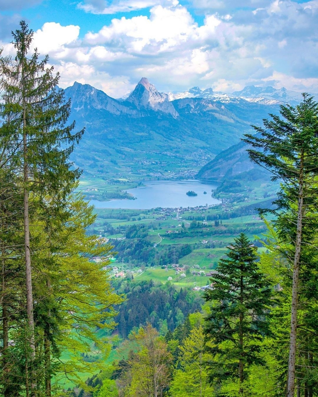 动态优创月# 空气清新 风景优美的瑞士小镇~95 .