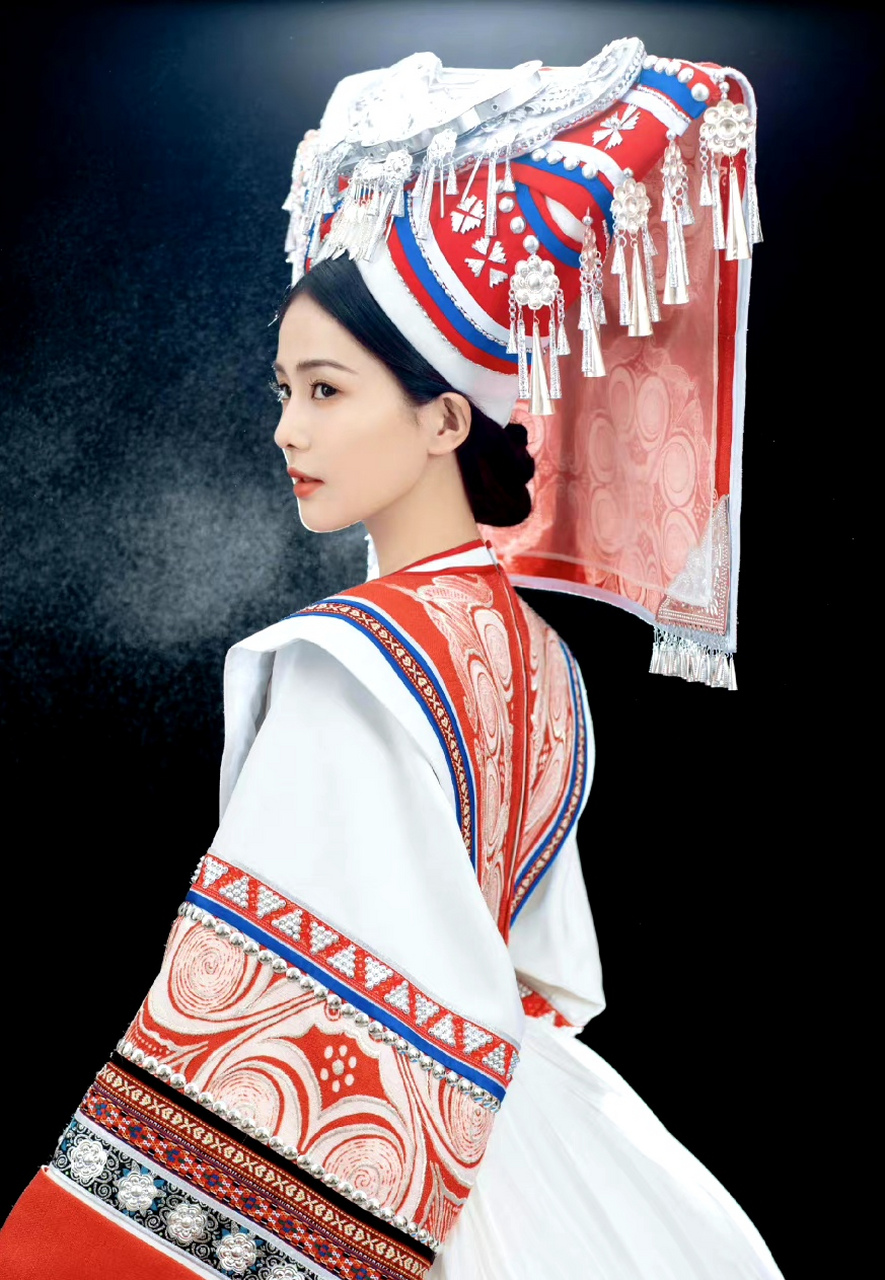 白鹿民族风造型,再次感叹白鹿越素越美丽. 67