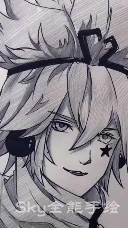 手绘凹凸世界动漫人物嘉德罗斯