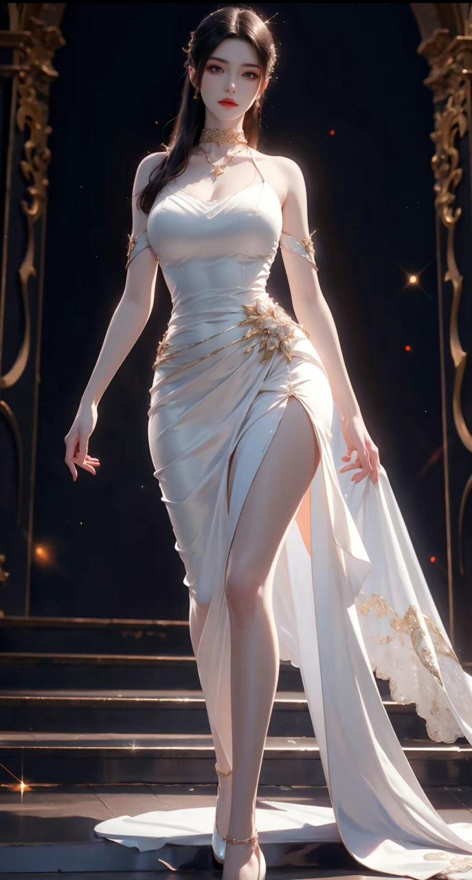 斗破苍穹美杜莎女王今天是白色长裙