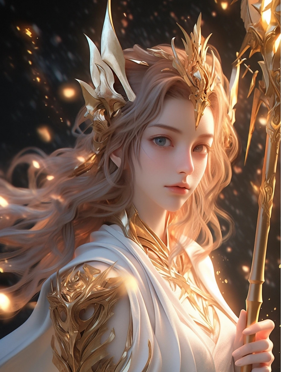智慧与战争女神:雅典娜#ai绘画
