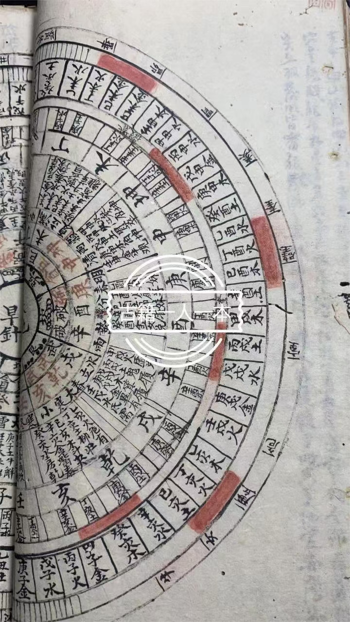 无极子授蒋大鸿挨星图