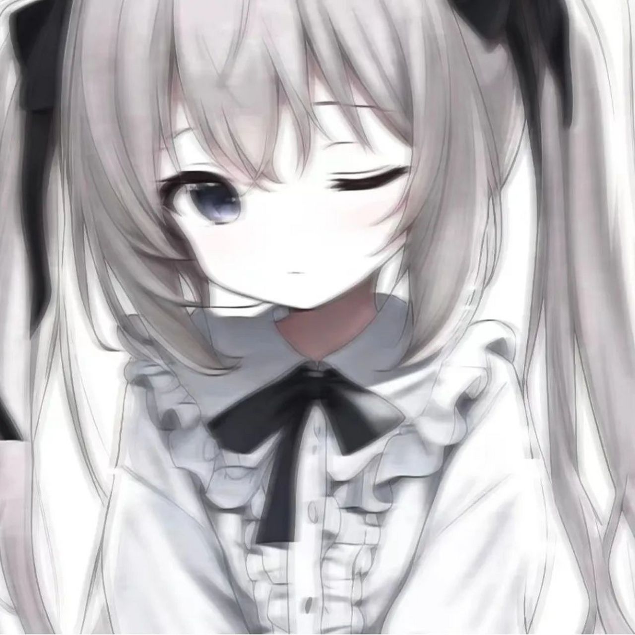 高质模糊风动漫女生头像 #动态30天打卡挑战# #动漫头像和壁纸# #我要