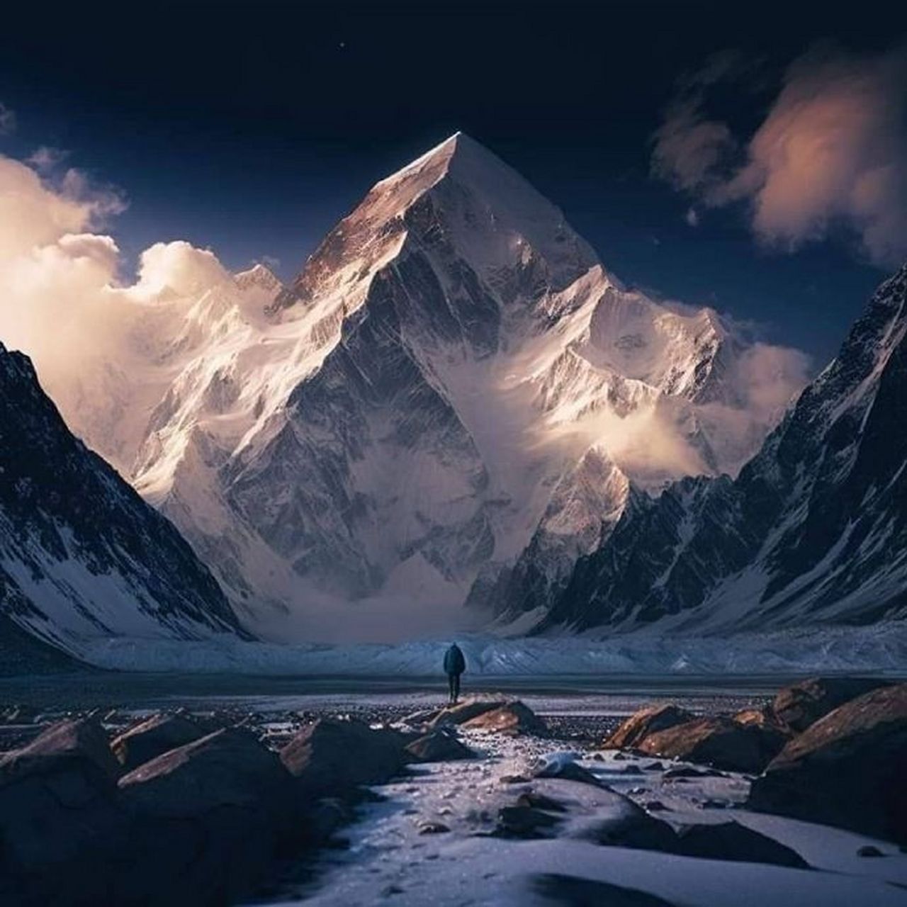 nanga parbat在乌尔都语中是"裸体之山"的意思,这是因为它附近没幽苘