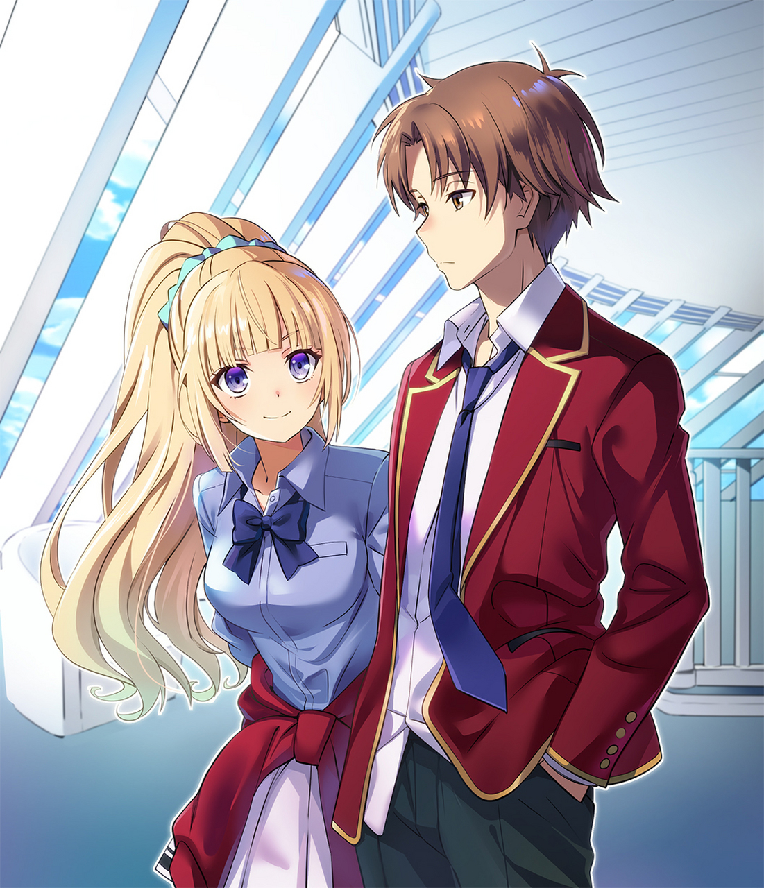 轻井泽惠&绫小路清隆#二次元# #动漫#  画师:nyoro
