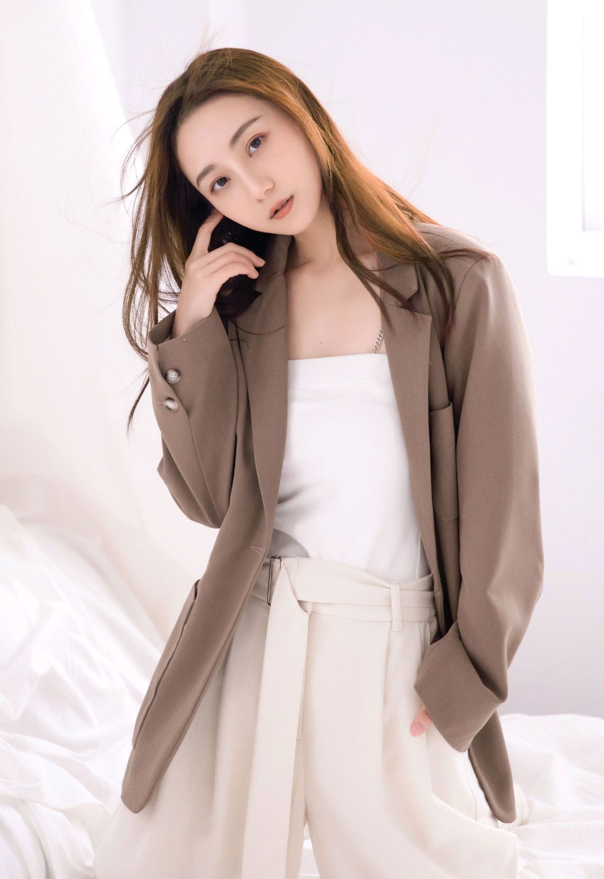 明星写真美图|陈梦希