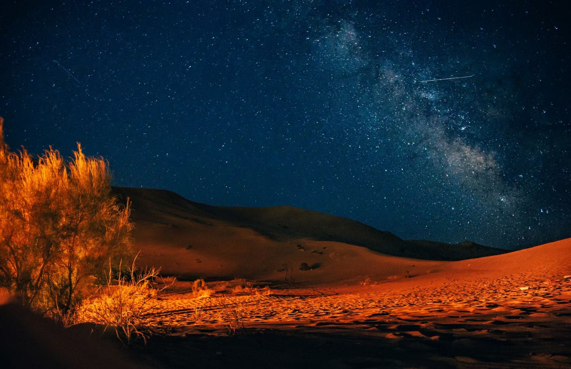 大漠孤烟直 长河落日圆 #敦煌