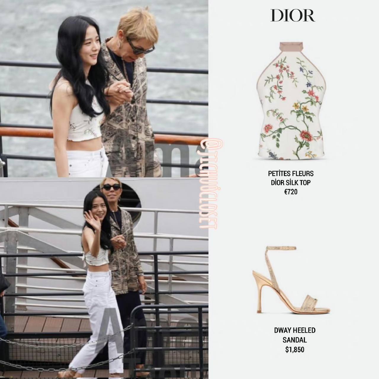 哈哈哈,真的是dior亲闺女,每次都牵在手里!