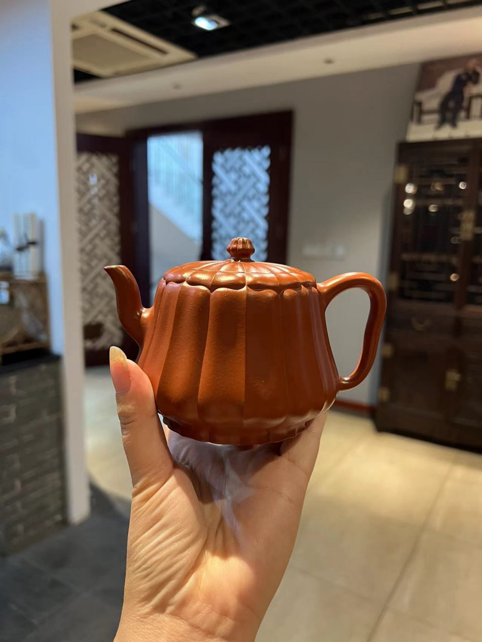 范泽锋大师新作《禅墩·若菱》 龙德堂馆藏大红袍泥料!