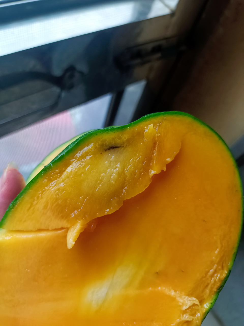 买个大青芒,结果坏了,还过了退款时间