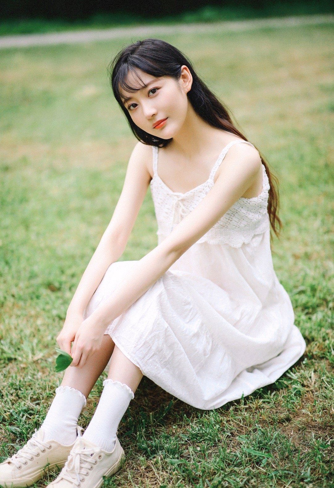 "美少女"韩沐依:清纯靓丽,亭亭玉立