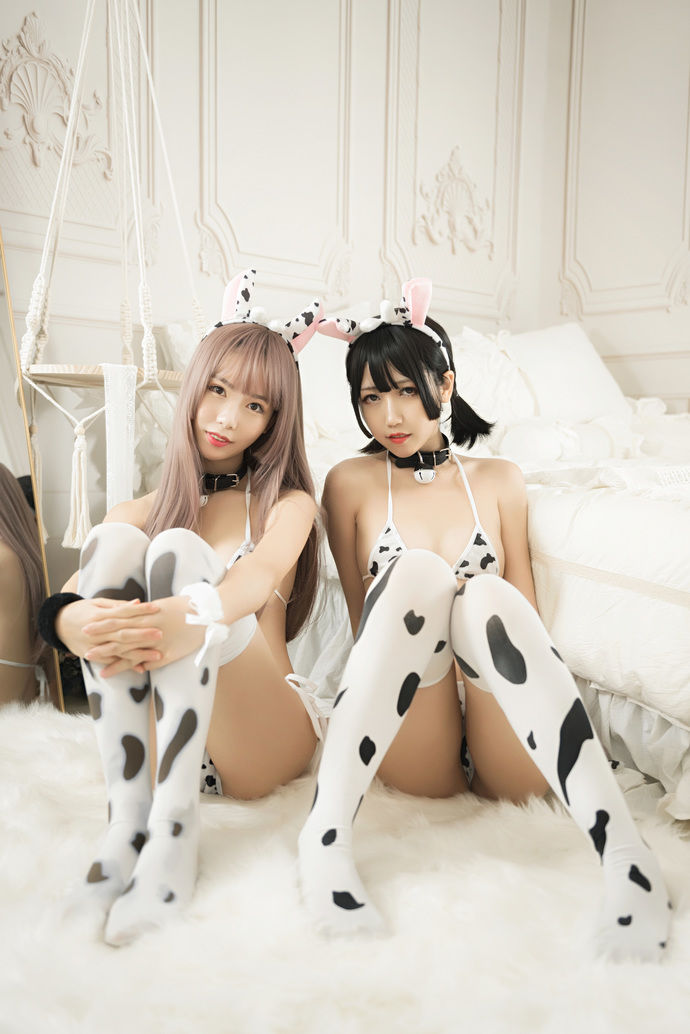 抖娘-利世 cosplay作品 抖娘×不呆猫 牛奶 喵纪元 (4)
