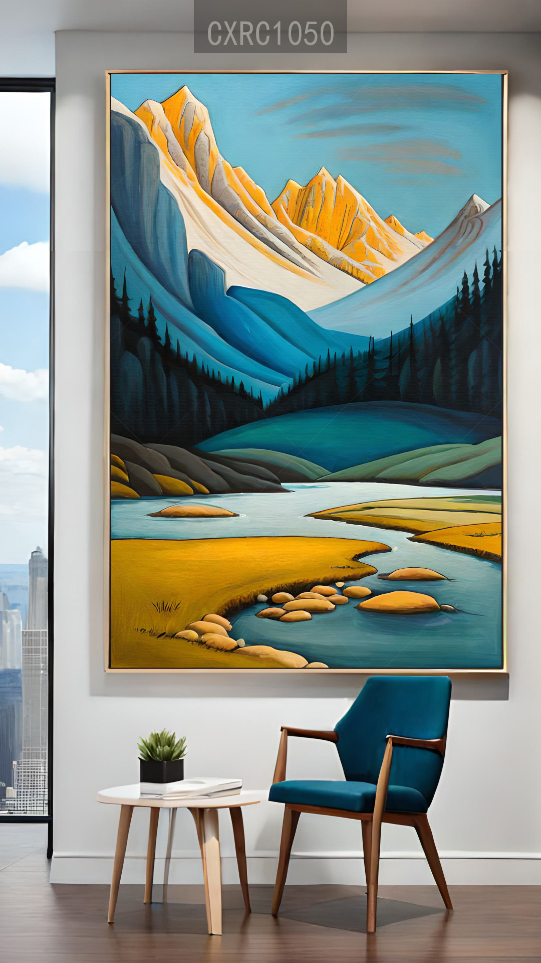 唯美意境超写意现代抽象主义印象派风景油画装饰画第二季来了