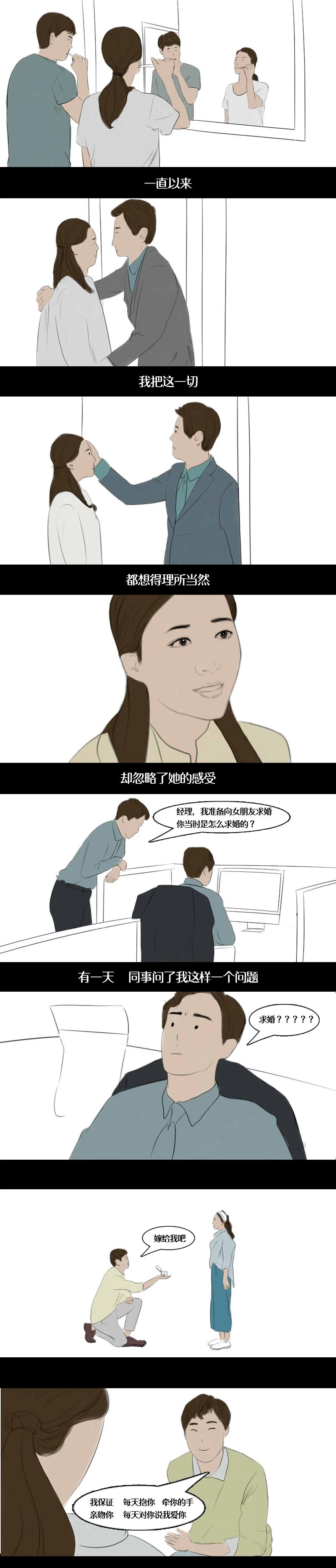 离婚前后,夫妻的真实状态(漫画)