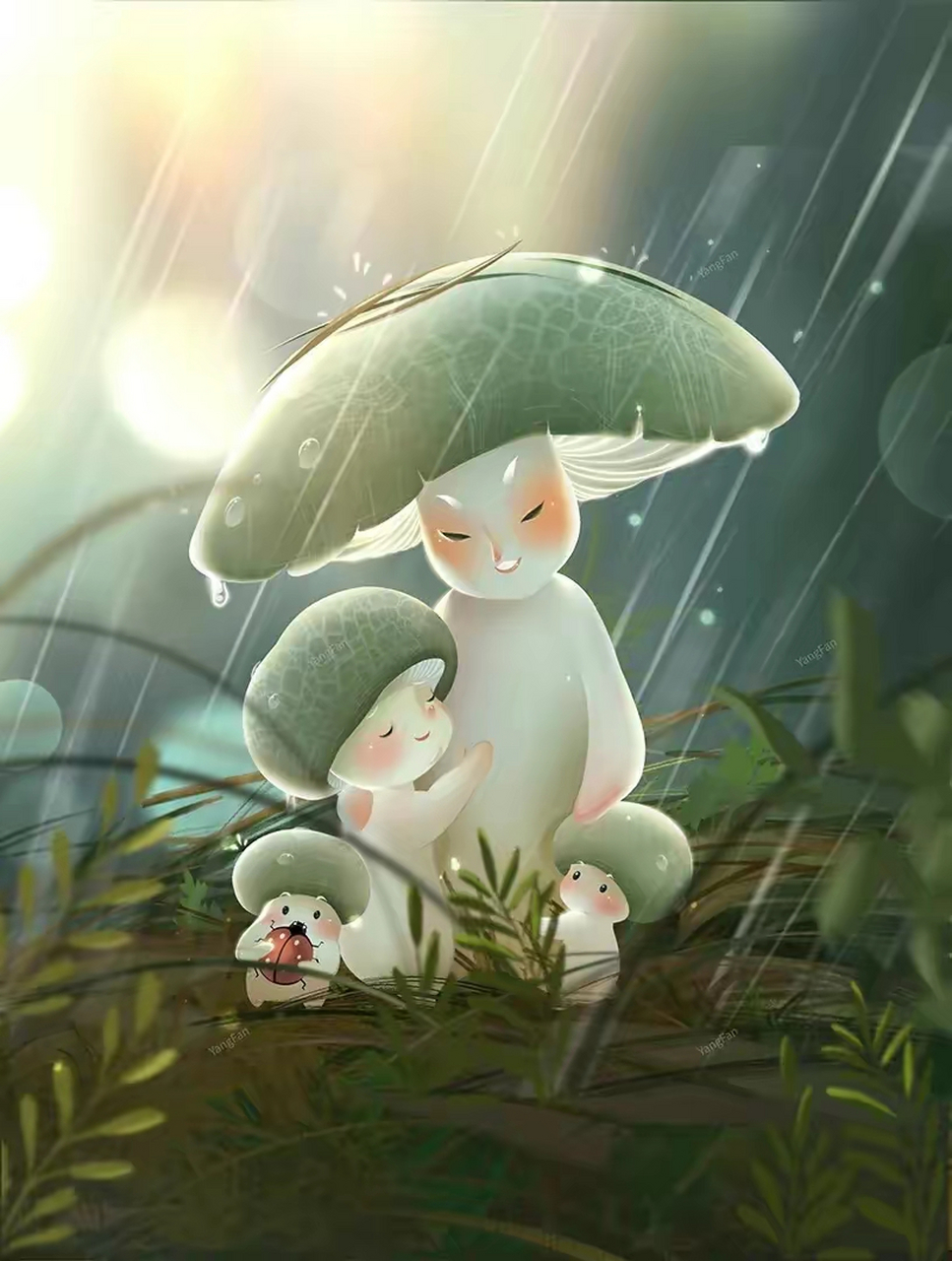 蘑菇小精灵,应该就是这个样子吧