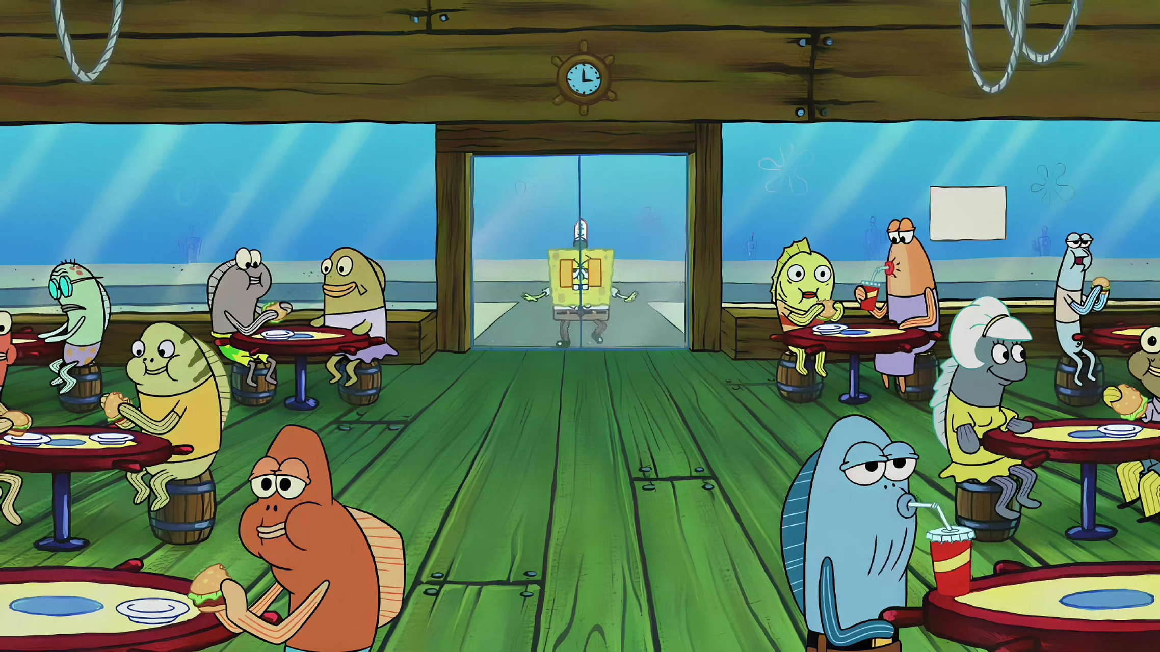 海绵宝宝ipad/电脑壁纸#海绵宝宝