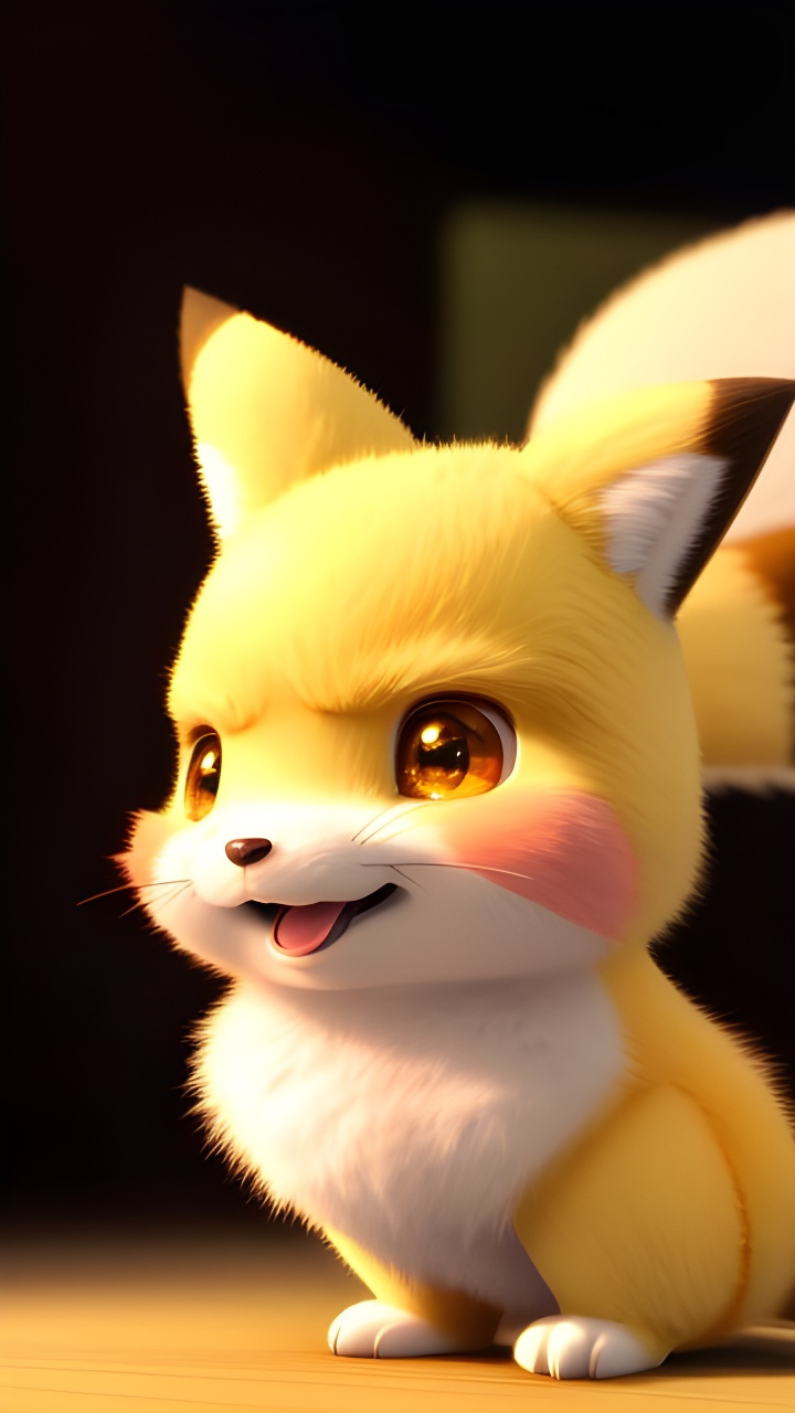 皮卡皮卡～ #超可爱的皮卡丘#  #皮卡丘#  #ai算法生成的图片有多惊艳