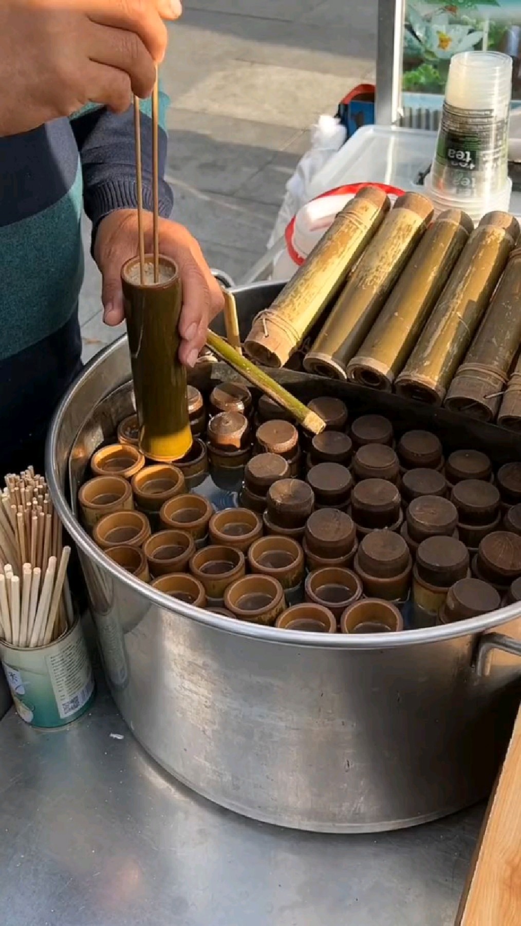 糯叽叽的竹筒粽子超好吃