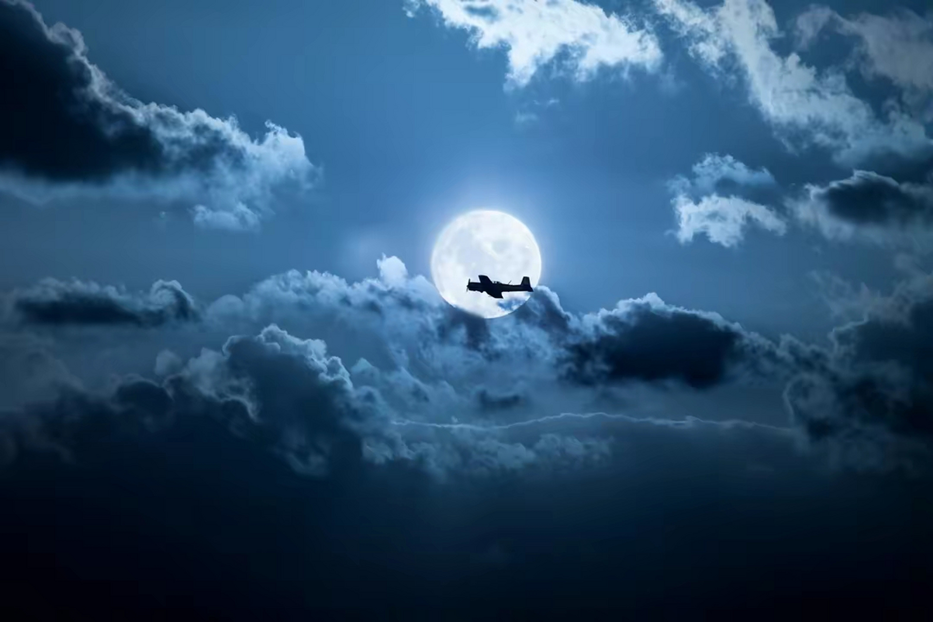 战鹰似箭,明月如霜,如梦如幻,意境唯美!