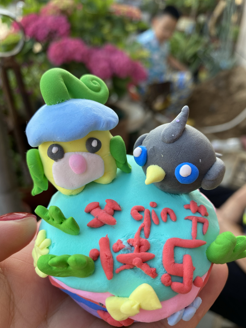 我多才多艺的大儿子啊[嘻嘻] ps:7岁宝宝做的手工[鼓掌]