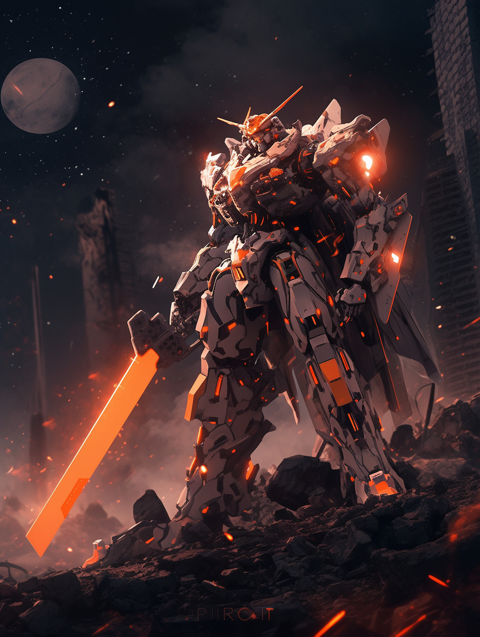 机甲旋风#ai绘画# #机甲# #场景