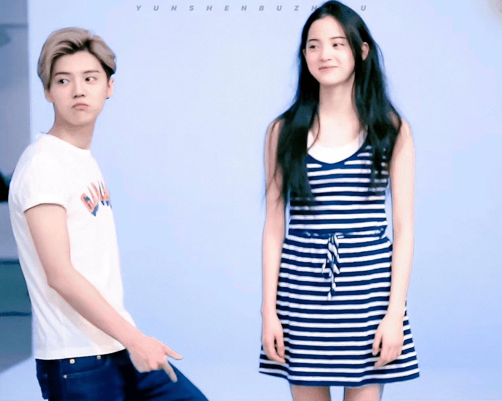 鹿晗欧阳娜娜早期同框,7年前的合作,好元气好夏天好养眼的两个人!