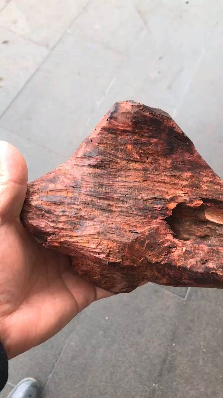 一块味道特甜的糖结花梨公料-度小视