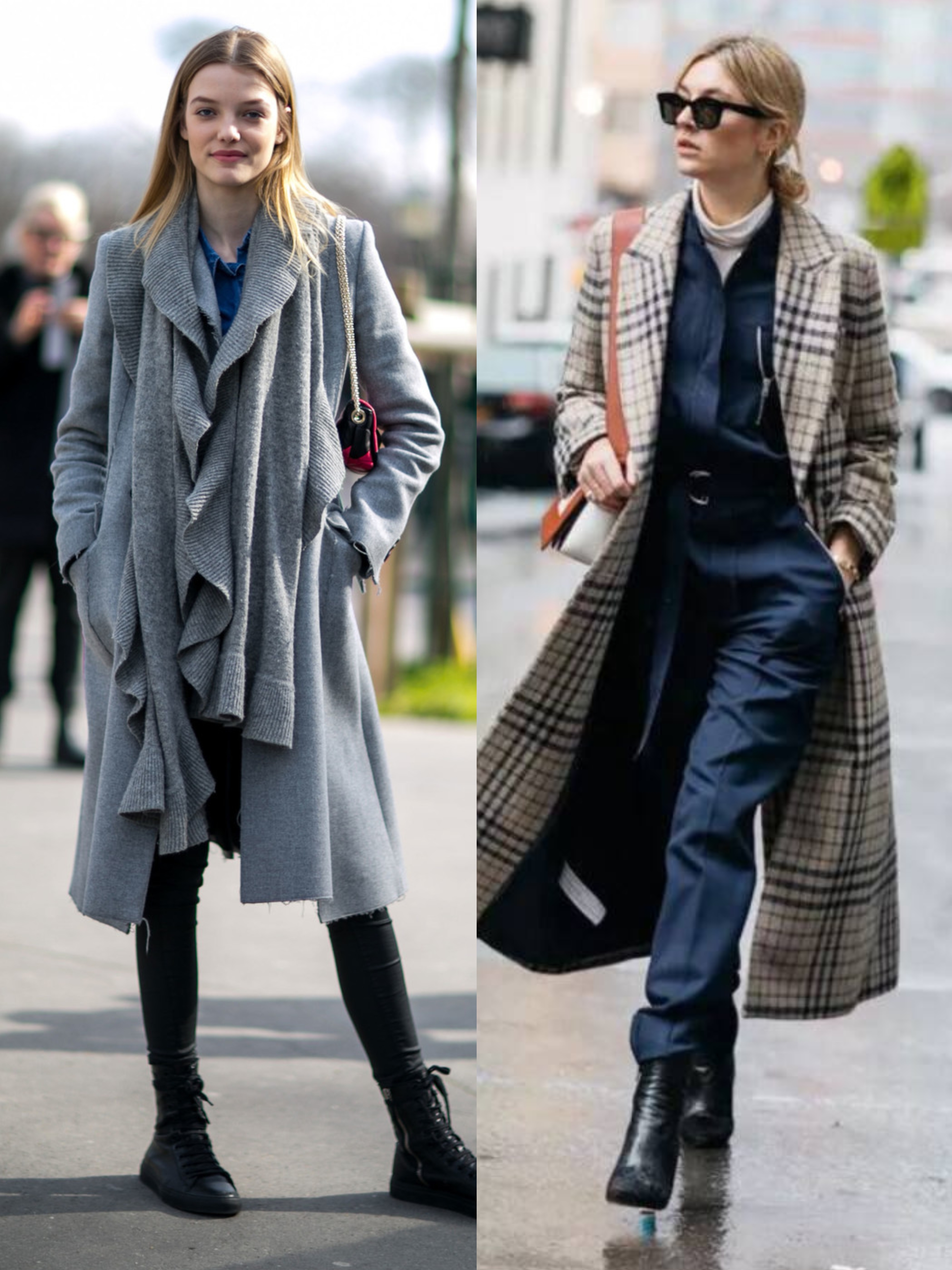 欧美风穿搭街拍